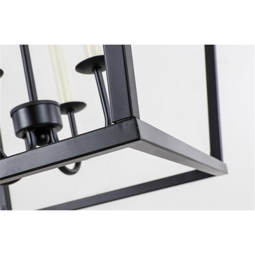 Open Box - Elegant Lighting LD6008D20BK - Chandeliers Indoor Lighting