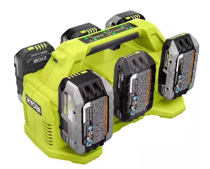 Open Box -  RYOBI ONE+ 18V 6-Port Fast Charger RYOBIBullseye Deals