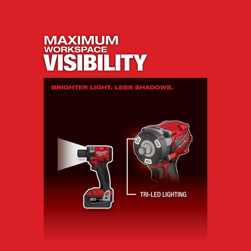 Open Box -  Milwaukee M18 FUEL GEN-3 18-Volt Lithium-Ion Brushless Cordless 1/2 in. Compact Impact Wrench with Friction Ring (Tool-Only) MilwaukeeBullseye Deals