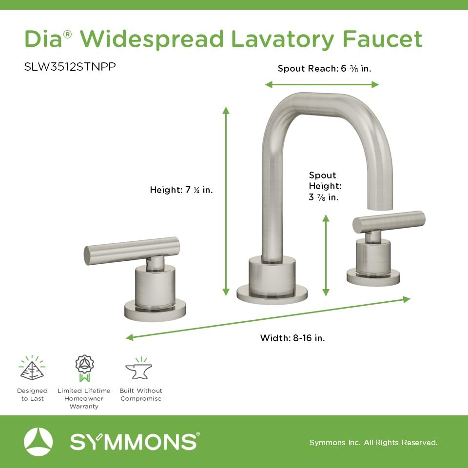 Open Box - Symmons SLW3512STNPP - Bathroom Sink Faucets Faucet