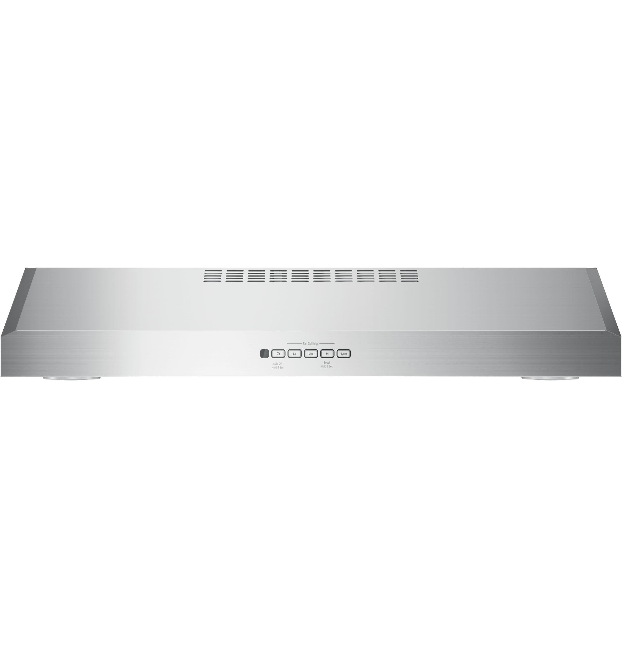 Open Box - GE JVX5300SJSS 300 CFM 30 Inch Wide Under Cabinet Range Hood with Auto Shut Off