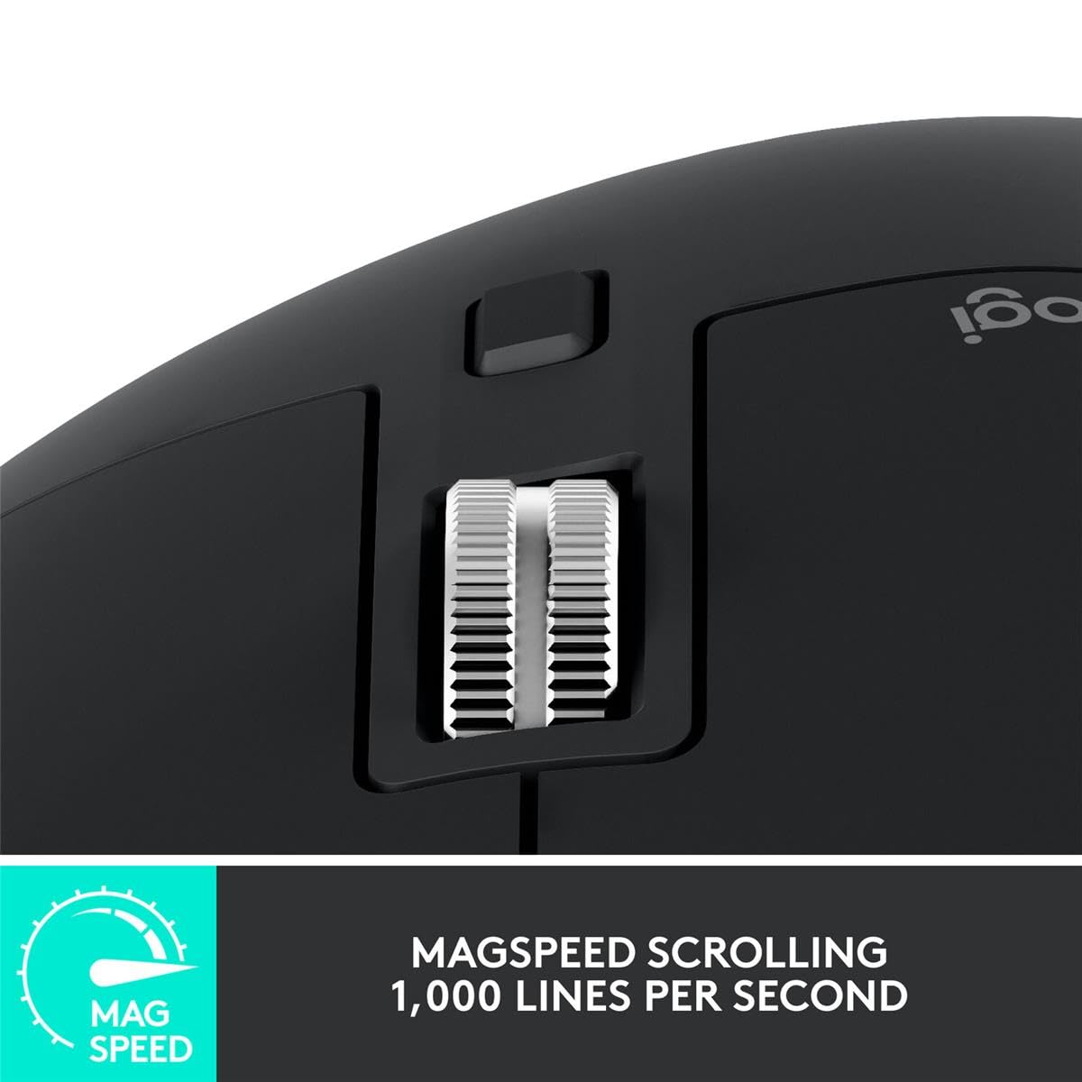Refurbished - MX Master 3S Performance Wireless Mouse-BLACK-BT- 910-006556