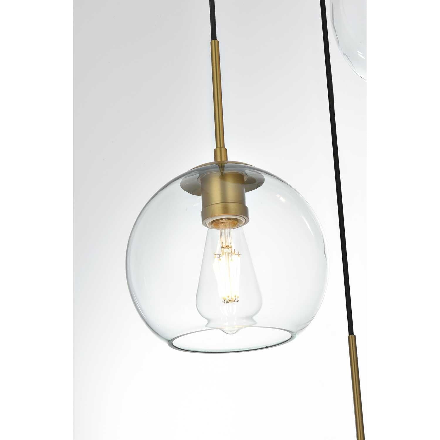 Open Box - Elegant Lighting LD2208SG - Pendants Indoor Lighting