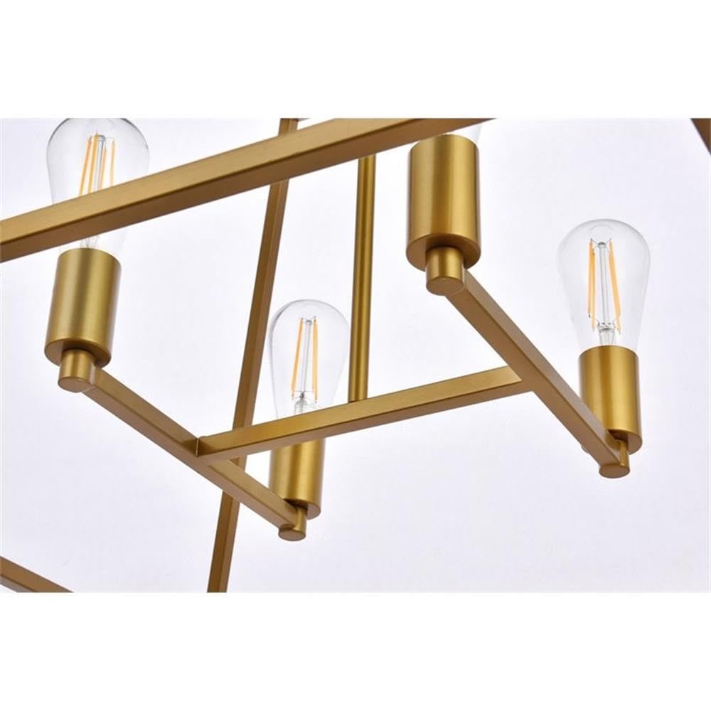 Open Box - Elegant Lighting LD720D24BR - Chandeliers Indoor Lighting