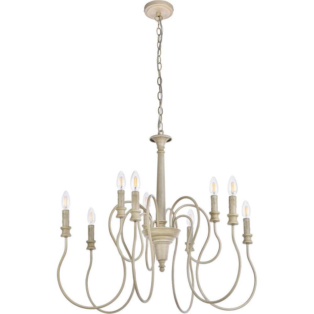 Open Box - Elegant Lighting LD7045D30WD - Chandeliers Indoor Lighting