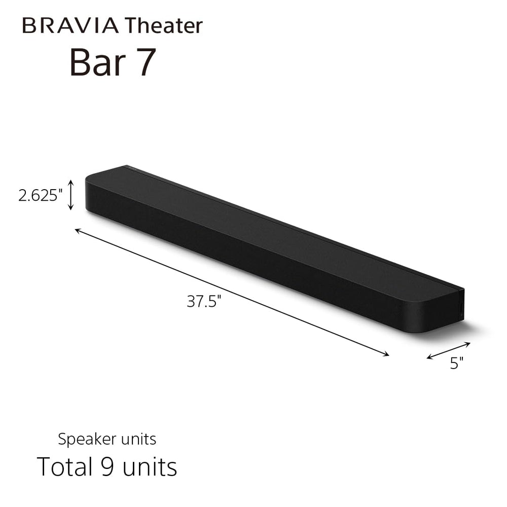 Refurbished - Sony BRAVIA Theater Bar 7 9-Speaker TV Home Theater Soundbar Audio Unit
