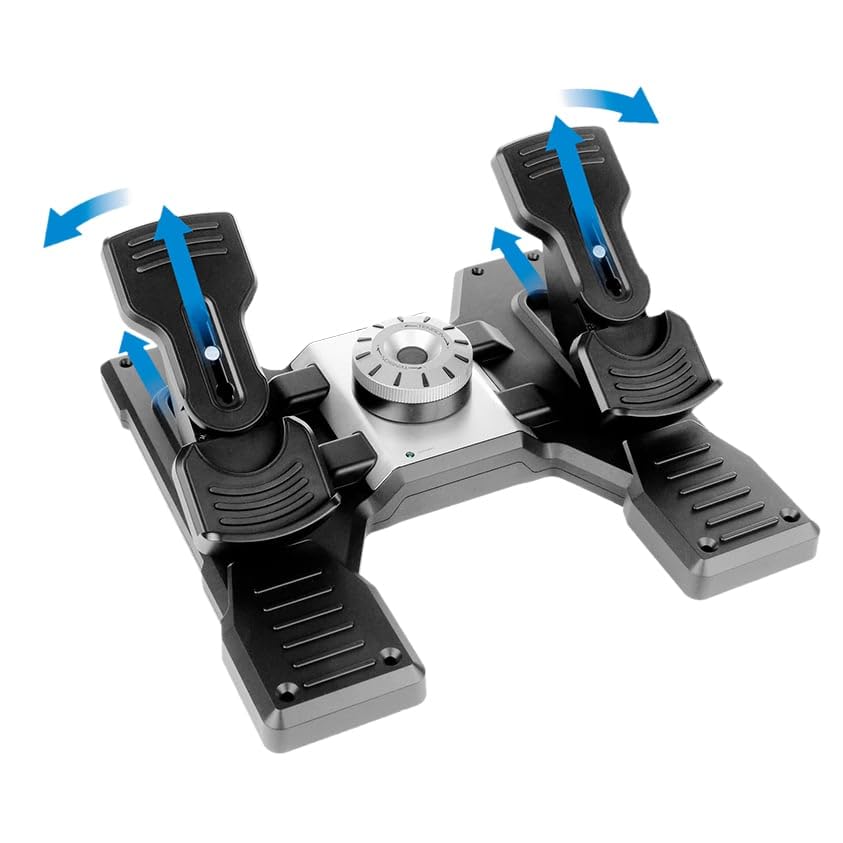 Refurbished - Logitech G Flight Professional Simulation Rudder Pedals With Toe Brake