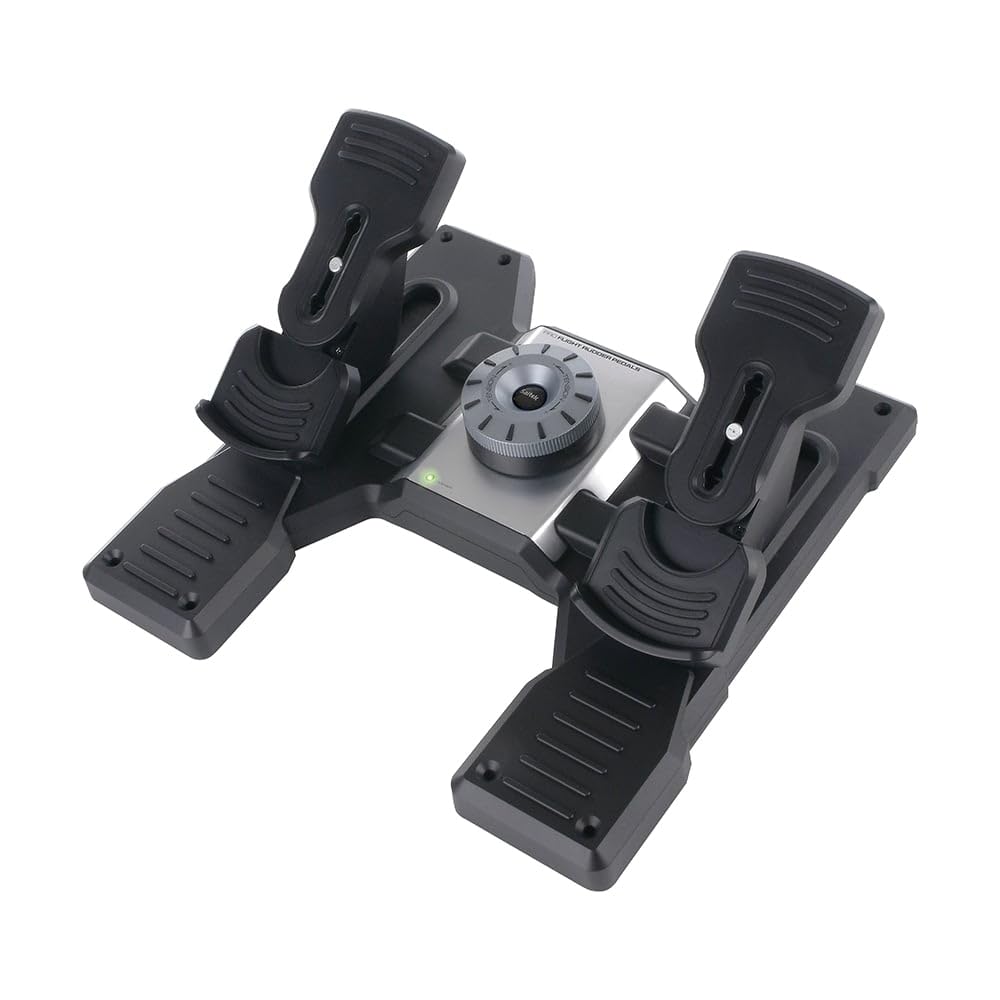 Refurbished - Logitech G Flight Professional Simulation Rudder Pedals With Toe Brake