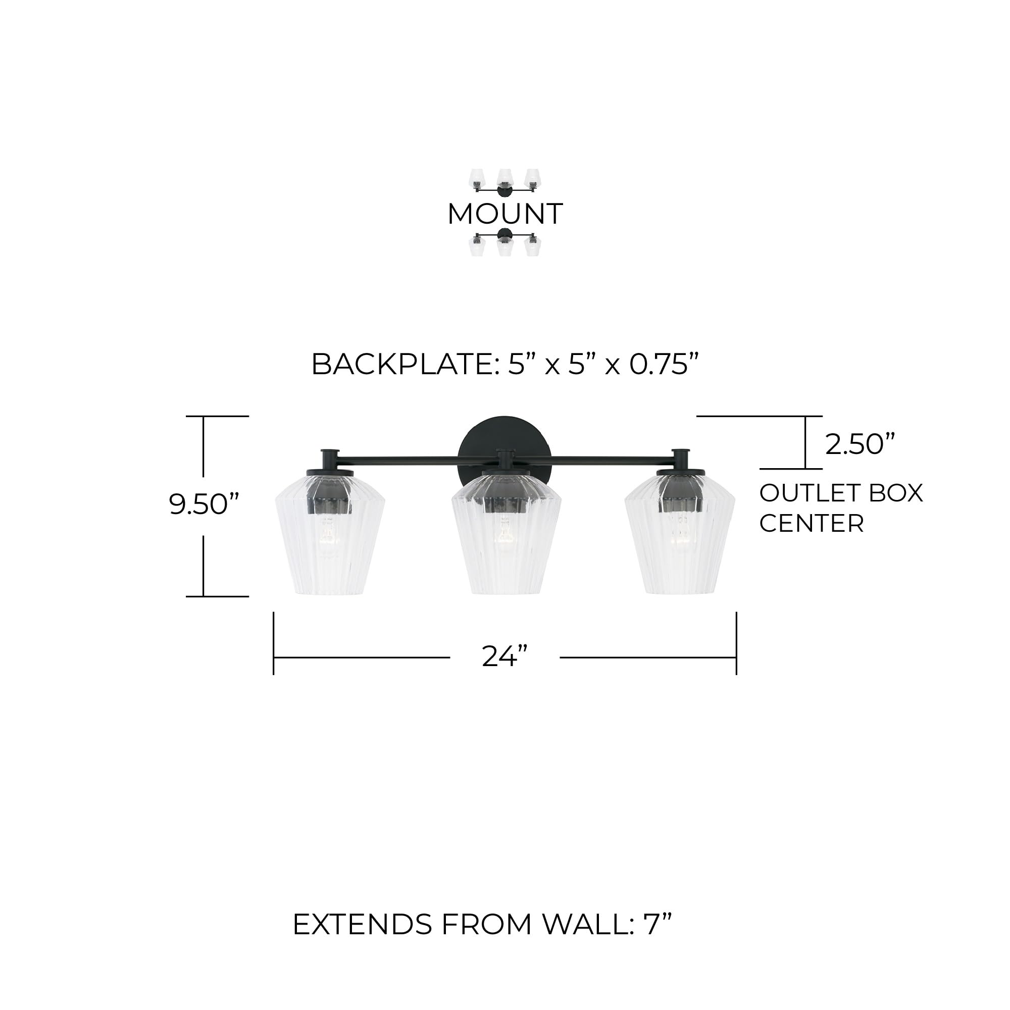 Open Box - Capital Lighting 141431AD-507 - Bathroom Fixtures Indoor Lighting