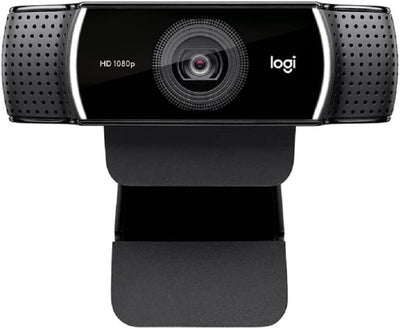 Refurbished - Logitech C922 Pro Stream Webcam 1080P Camera for HD Video Streaming & Recording 720P At 60Fps with Free Tripod (960-001087)