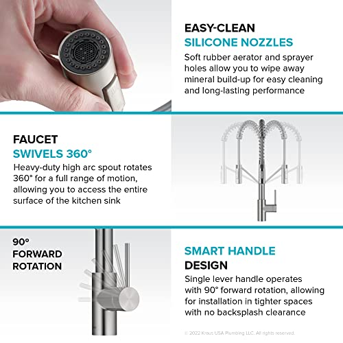 Open Box - Kraus KSF-2631MB - Kitchen Faucet