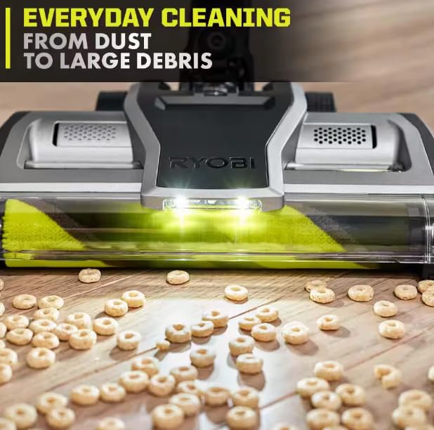 Open Box -  Ryobi ONE+ HP 18V Brushless Cordless Advanced WHISPER Series Stick Vacuum Kit with 4.0 Ah Battery and Charger
