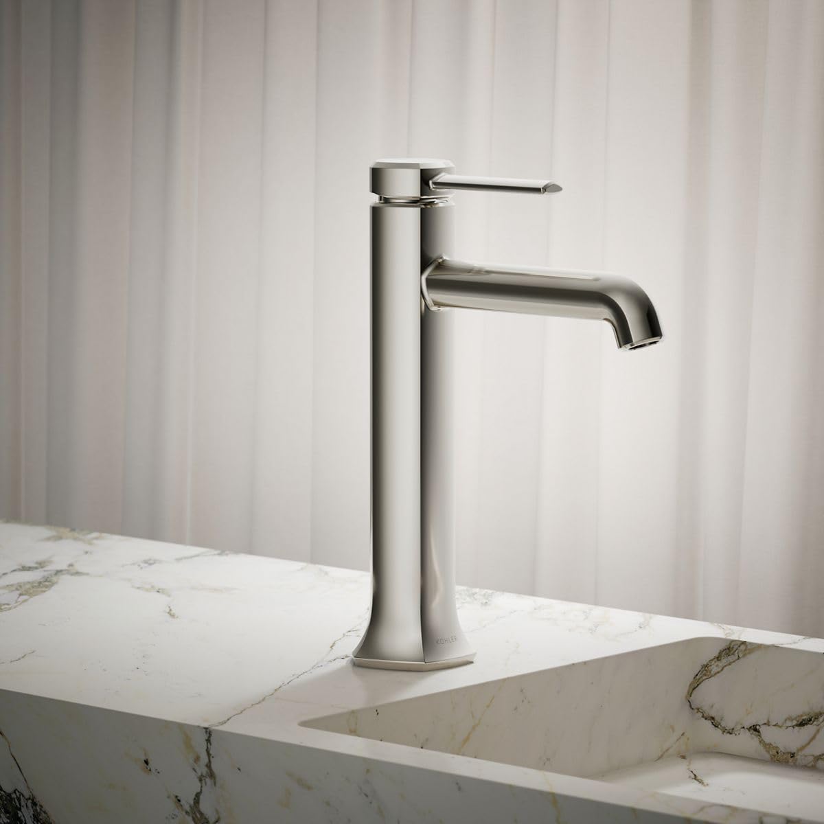 Open Box - Kohler K-27003-4N-SN - Bathroom Sink Faucets Faucet