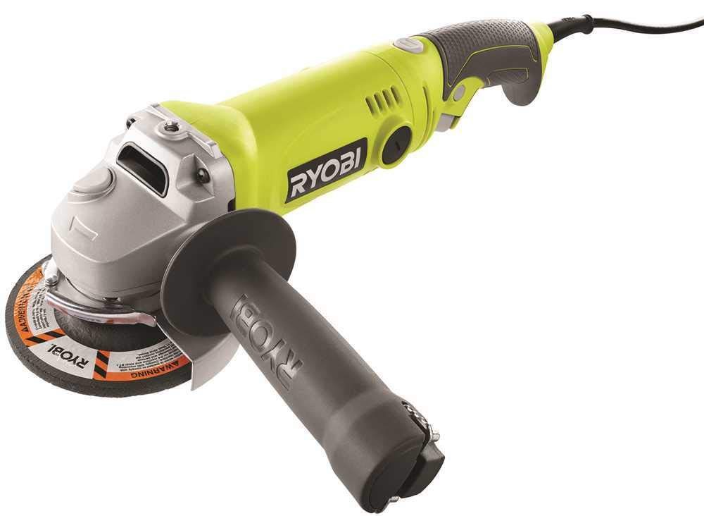 Open Box -  Ryobi 7.5 Amp 4.5 in. Corded Angle Grinder