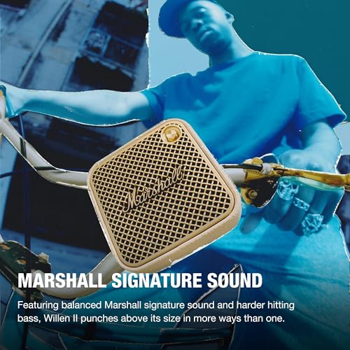 Certified Refurbished - Marshall - Willen II Portable Bluetooth Speaker - Cream