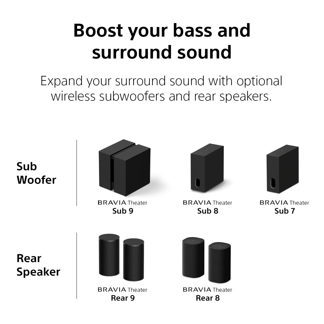 Certified Refurbished - Sony BRAVIA Theater Bar 7 9-Speaker TV Home Theater Soundbar Audio Unit