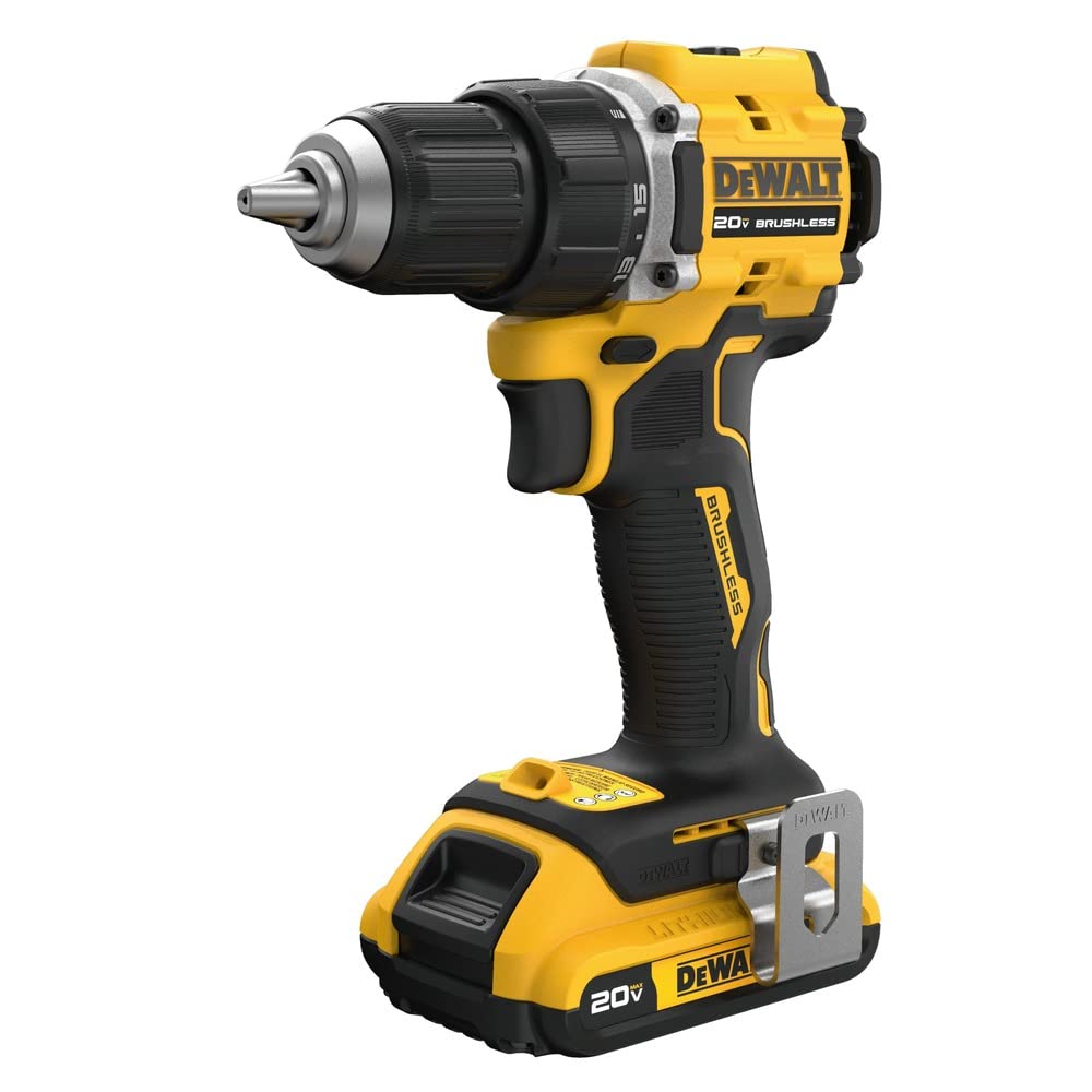 Open Box -  DEWALT ATOMIC 20-Volt Lithium-Ion Cordless Compact 1/2 in. Drill/Driver Kit with 2.0Ah Battery, Charger and Bag