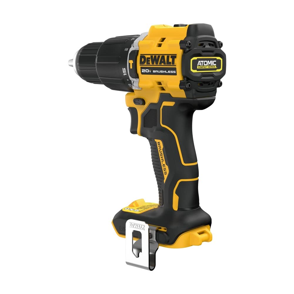 Open Box -  DEWALT ATOMIC 20-Volt MAX Brushless Cordless 1/2 in. Hammer Drill (Tool-Only)