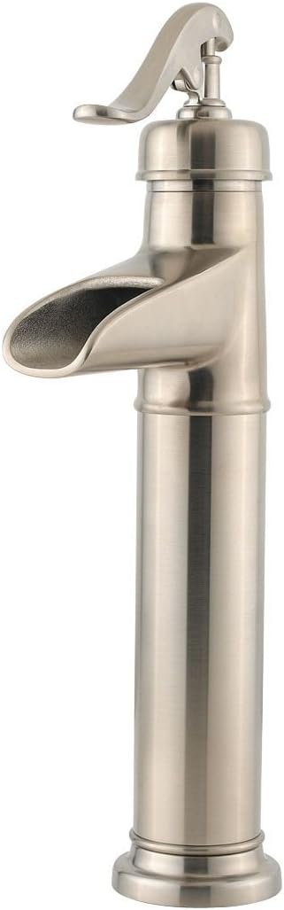 Open Box - Pfister LF-040-YP0K Ashfield 1.2 GPM Vessel Sink Waterfall Faucet with Country Pump Handle