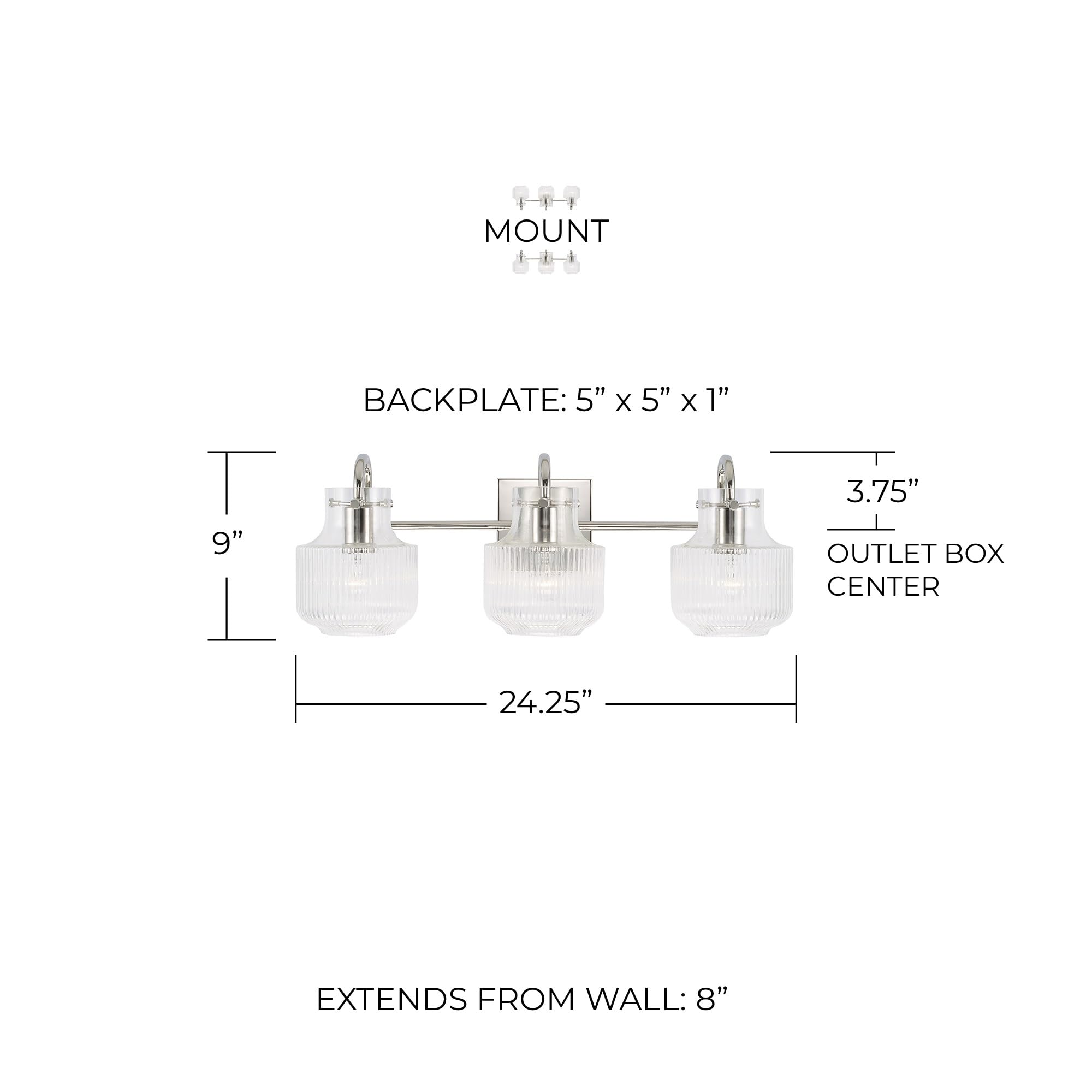 Open Box - Capital Lighting 145131PN - Bathroom Fixtures Indoor Lighting