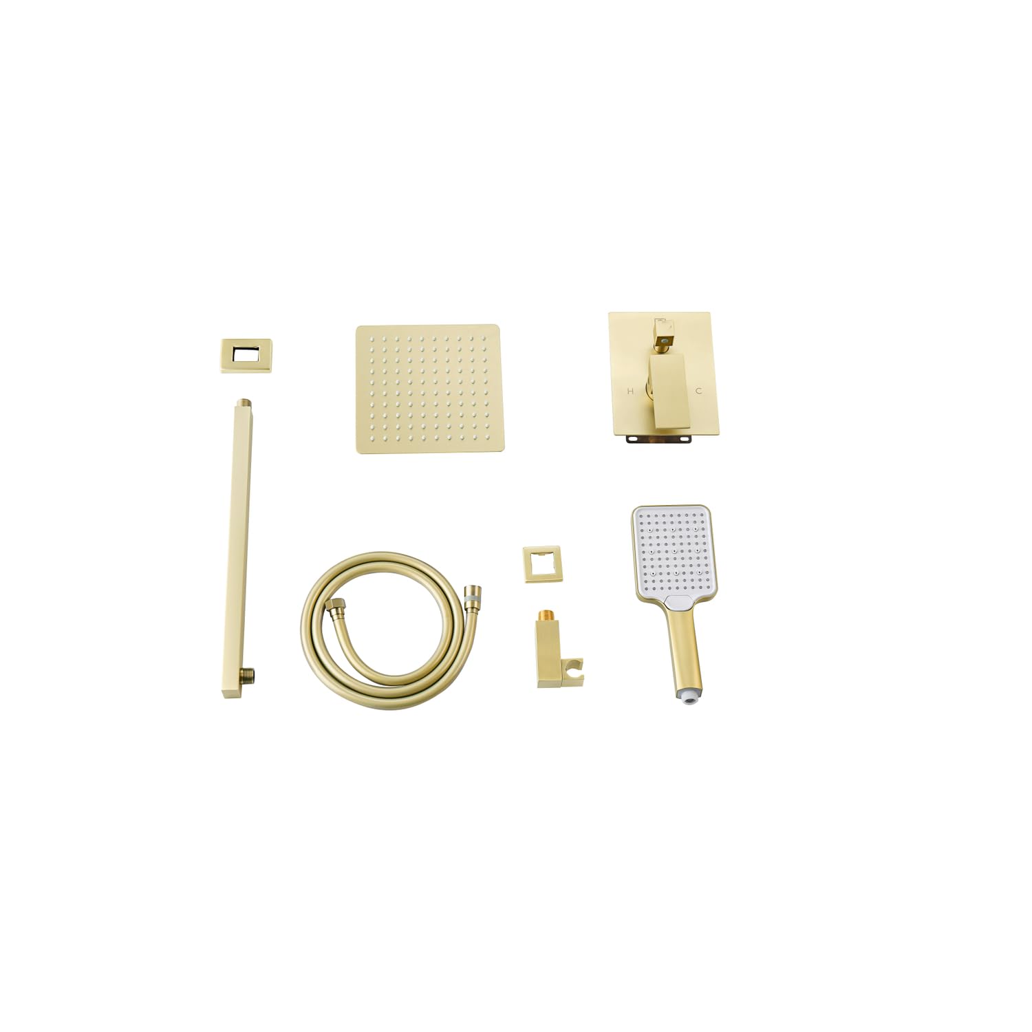 Open Box - Elegant Lighting FAS-9003BGD - Shower Only Showers