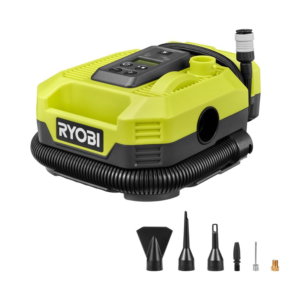 Open Box - RYOBI ONE+ 18V Cordless Dual Function Inflator/Deflator(Tool Only) RYOBIBullseye Deals