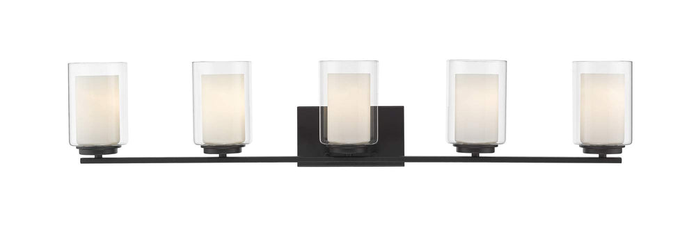 Open Box - Z-Lite 426-5V-BN Willow 5 Light Bathroom Vanity Fixture