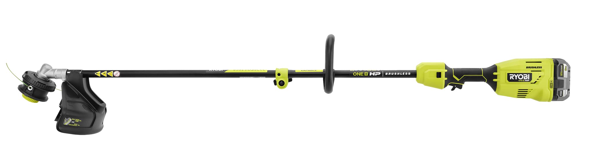 Open Box - RYOBI 40V HP Brushless Whisper Series 17 in. Cordless Battery Carbon Fiber Shaft String Trimmer w/ 6.0 Ah Battery & Charger RYOBIBullseye Deals