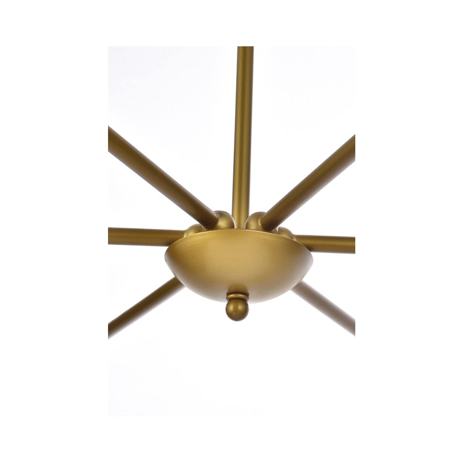 Open Box - Elegant Lighting LD812D36BRK - Chandeliers Indoor Lighting