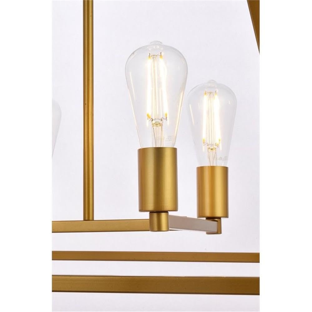 Open Box - Elegant Lighting LD720D24BR - Chandeliers Indoor Lighting