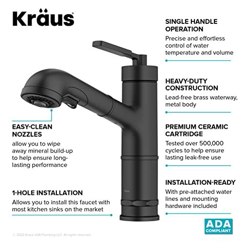 Open Box - Kraus KPF-4103MB - Kitchen Faucet