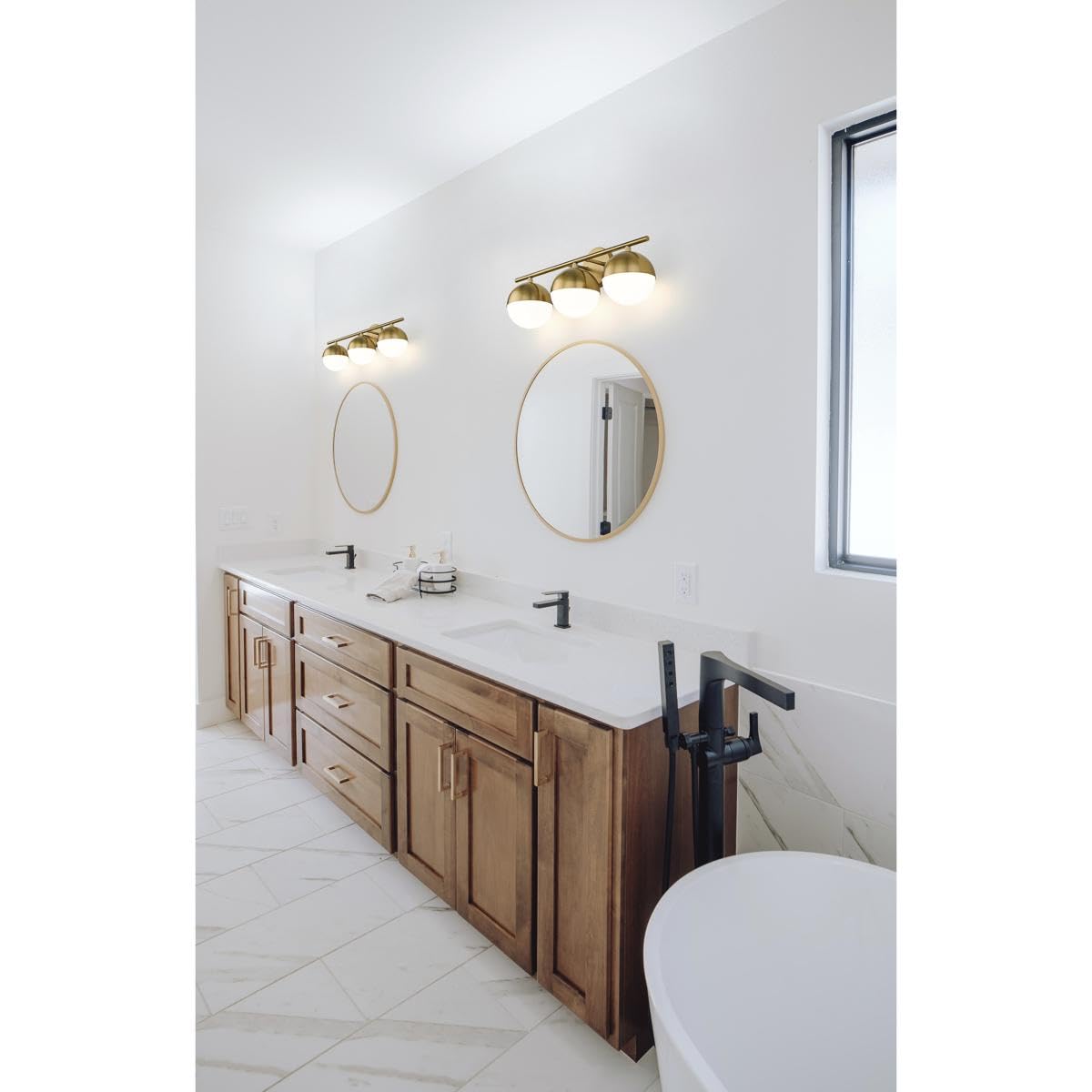 Open Box - Z-Lite 7517-3V-MGLD - Bathroom Fixtures Indoor Lighting