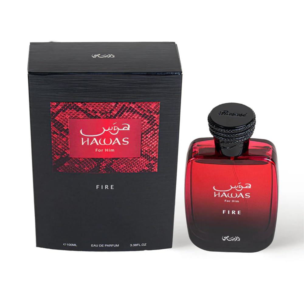 Perfume Hawas Fire Para Hombre De Rasasi Edp 100ml