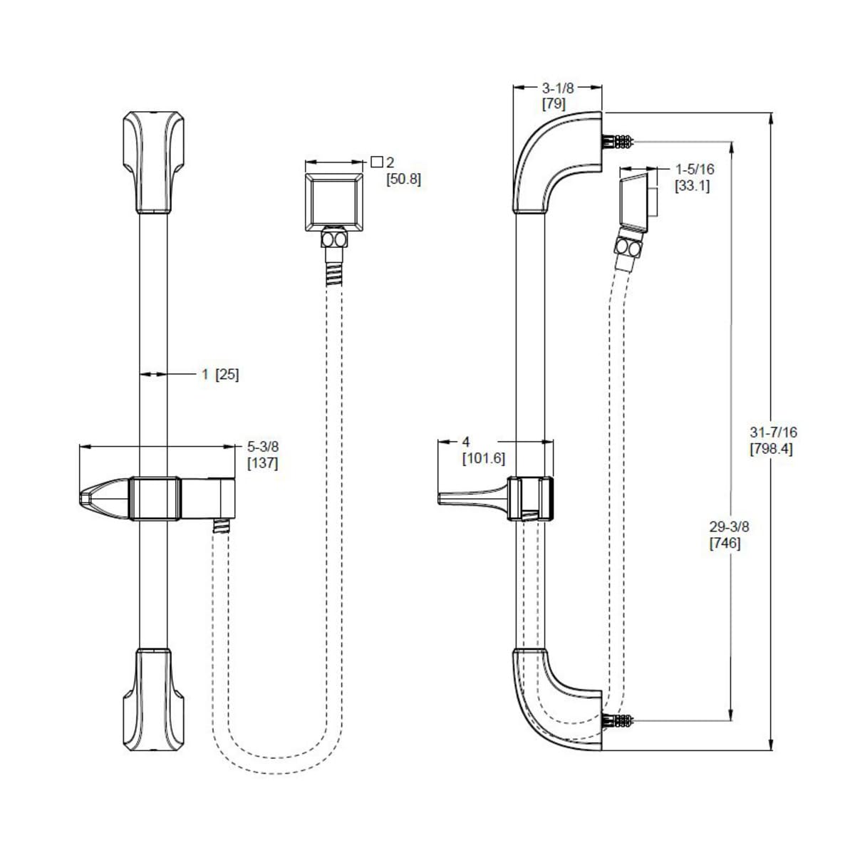 Open Box - Pfister HSK-43SHWK - Shower Components Bath and Shower Accessories