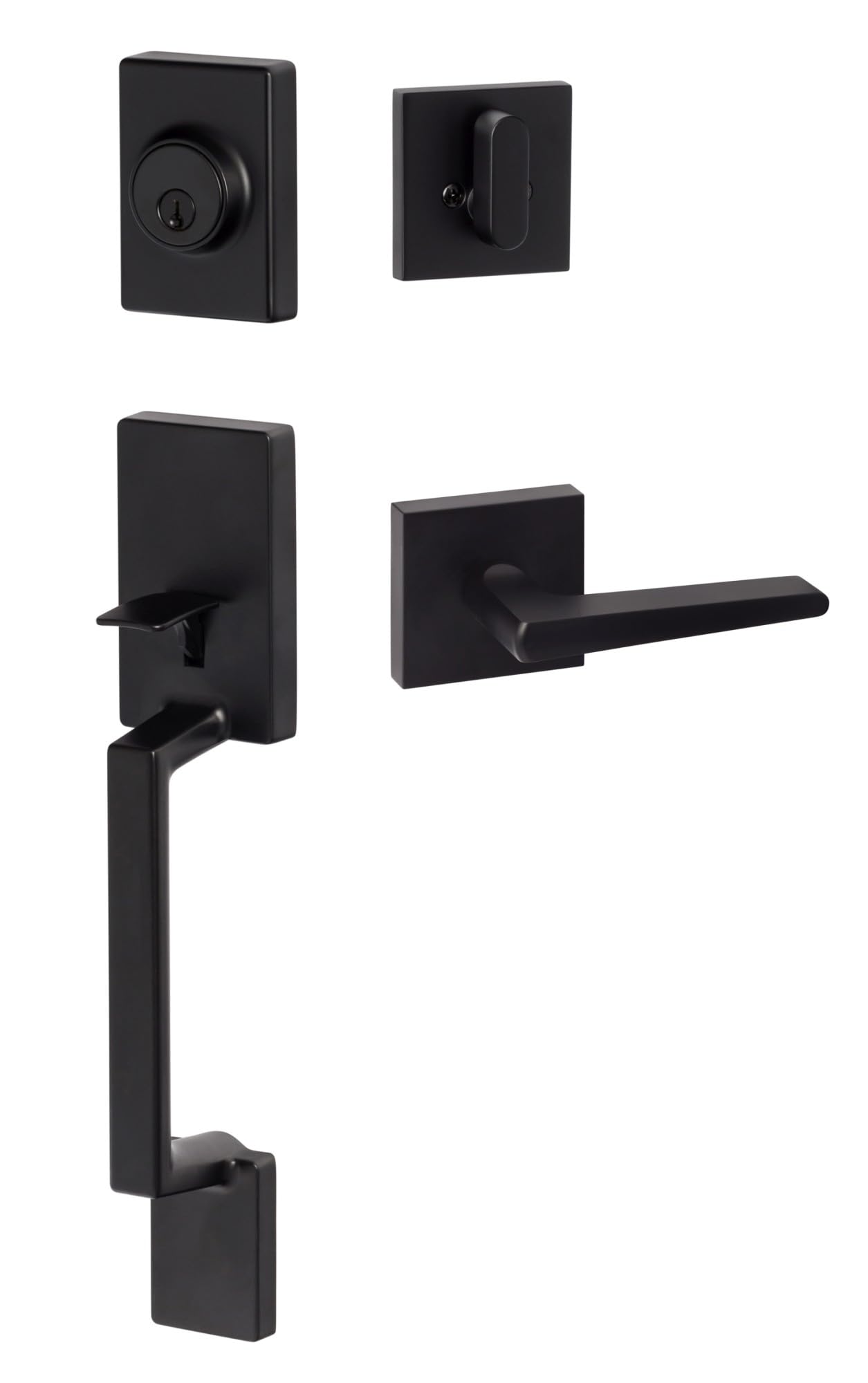 Open Box - Sure-Loc SH507-S-BS-SQ FBL - Handlesets Door Hardware