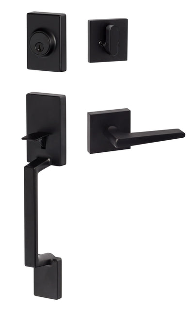 Open Box - Sure-Loc SH507-S-BS-SQ FBL - Handlesets Door Hardware