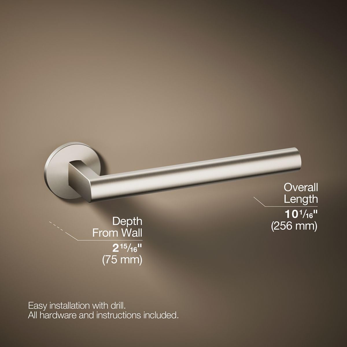 Open Box - Kohler K-78377-BN - Towel Ring Bathroom Hardware