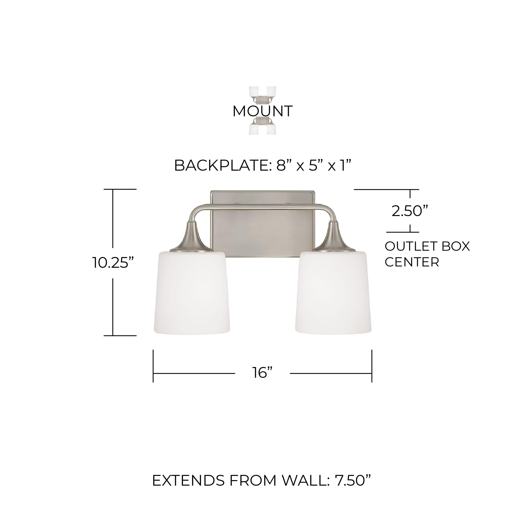 Open Box - Capital Lighting 148921BN-541 - Bathroom Fixtures Indoor Lighting