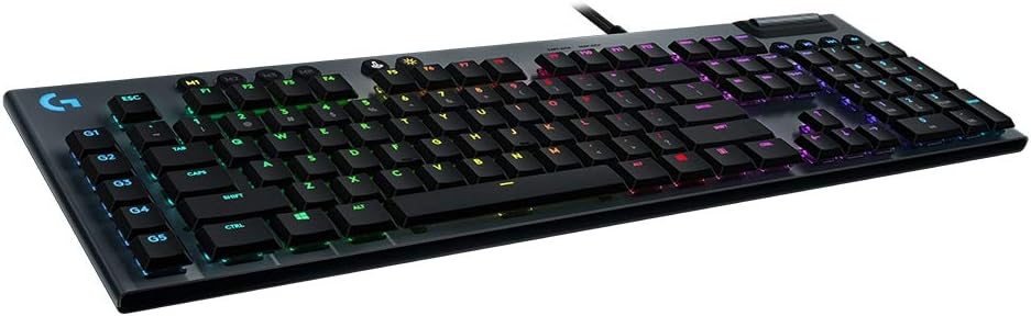 Refurbished - Logitech G815 LIGHTSYNC RGB Mechanical Gaming Keyboard with Low Profile GL Tactile key switch LogitechBullseye Deals