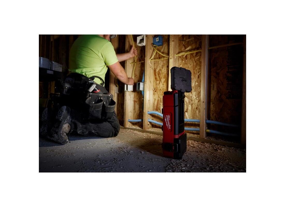Open Box -  Milwaukee Tool M12 12-Volt Lithium-Ion Cordless PACKOUT Flood Light w/USB Charging Milwaukee ToolBullseye Deals