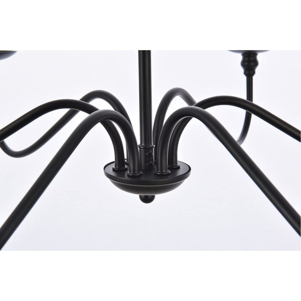 Open Box - Elegant Lighting LD5056D30MB - Chandeliers Indoor Lighting