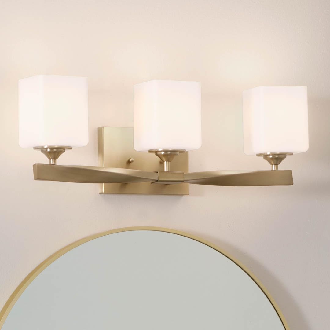 Open Box - Kichler 55002CPZ - Bathroom Fixtures Indoor Lighting KichlerBullseye Deals