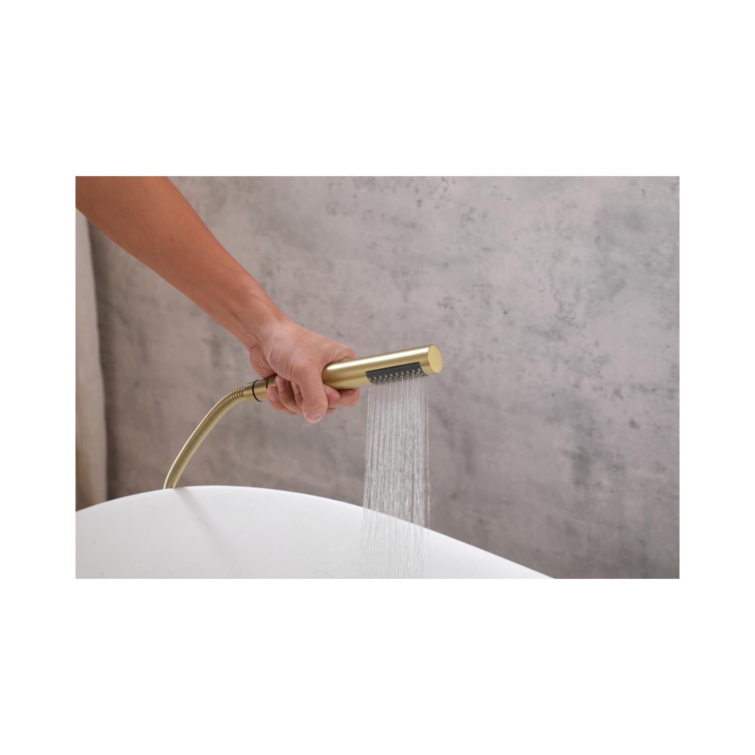 Open Box - Elegant Lighting FAT-8001BGD - Tub Filler Faucet