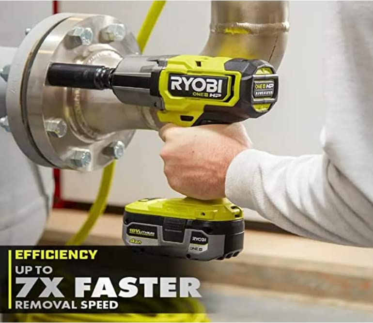 Used - RYOBI ONE+ 18-Volts Brushless Cordless 4-Mode 1/2 in. High Torque Impact Wrench (Tool Only)