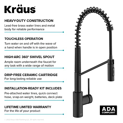 Open Box - Kraus KSF-2631MB - Kitchen Faucet