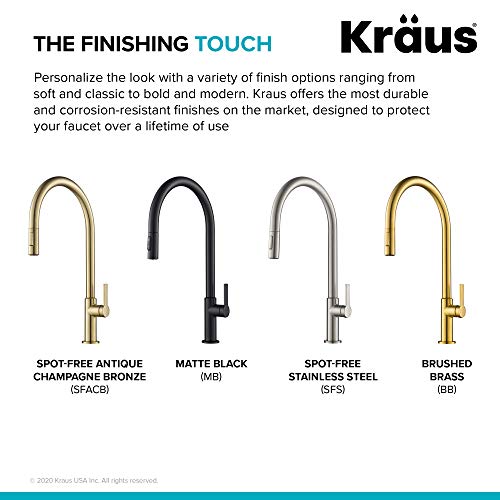Open Box - Kraus KPF-2821BB - Kitchen Faucet KrausBullseye Deals