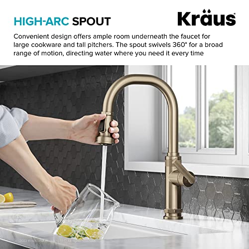 Open Box - Kraus KPF-4102SFACB - Kitchen Faucet
