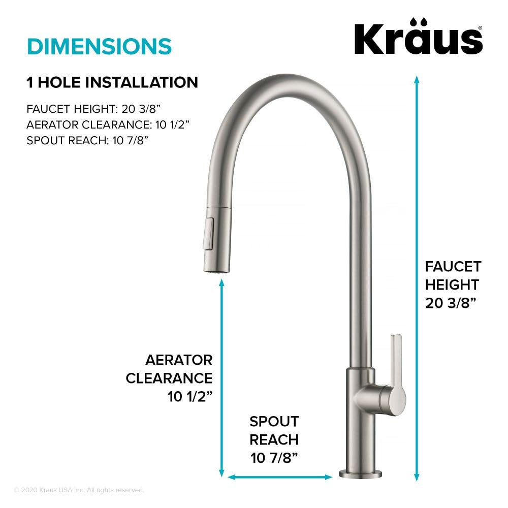 Open Box - Kraus KPF-2821SFS - Kitchen Faucet
