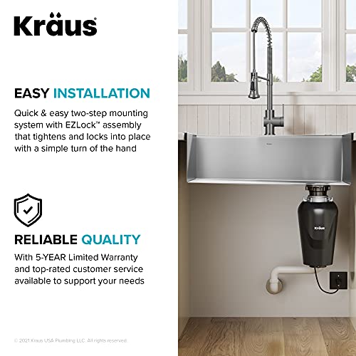 Open Box - Kraus KWD100-75MBL - Garbage Disposal Faucet