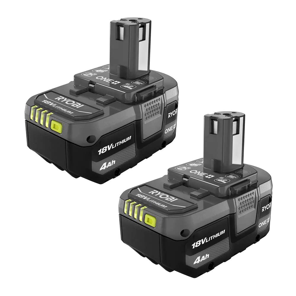 Open Box -  RYOBI ONE+ 18V Lithium-Ion 4.0 Ah Battery (2-Pack) RYOBIBullseye Deals